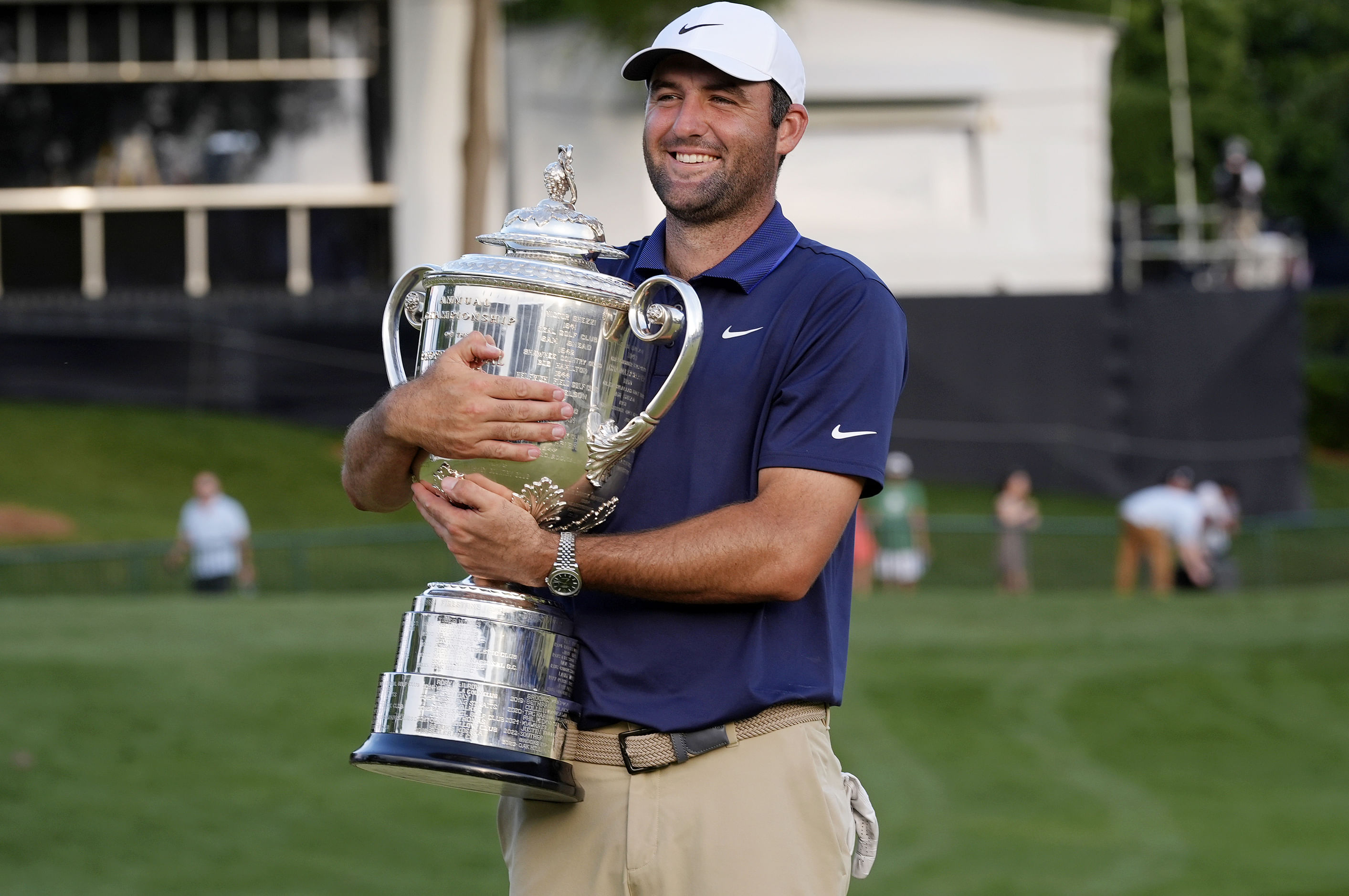 Scottie Scheffler at the 2025 PGA Championship (Source: Imagn)